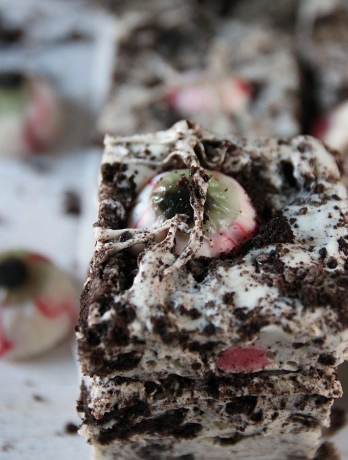 oreo och marshmallow bars