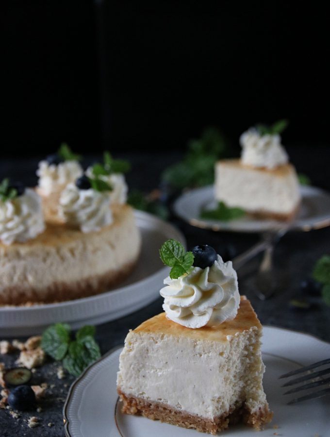 krämig cheesecake