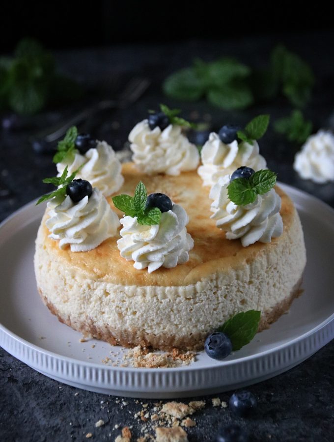 krämig cheesecake