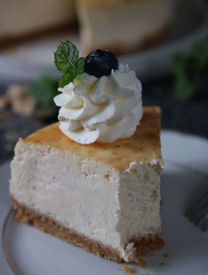 krämig cheesecake