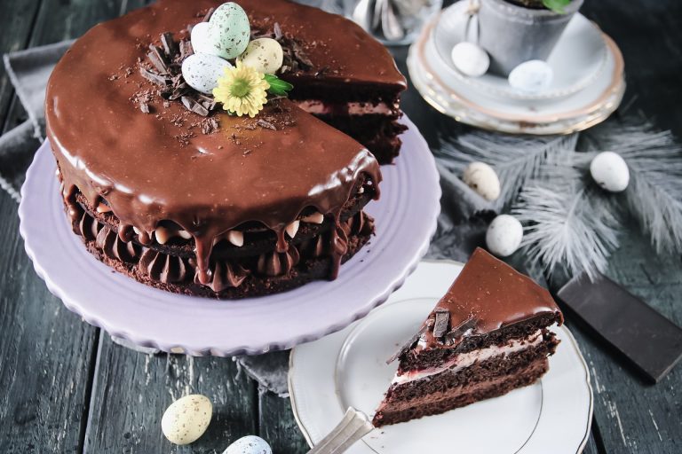 saftig chokladtårta med mörk öl