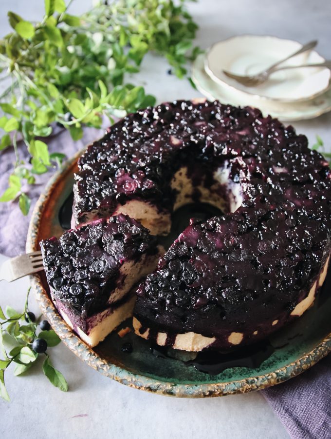 blåbärskaka med kardemumma