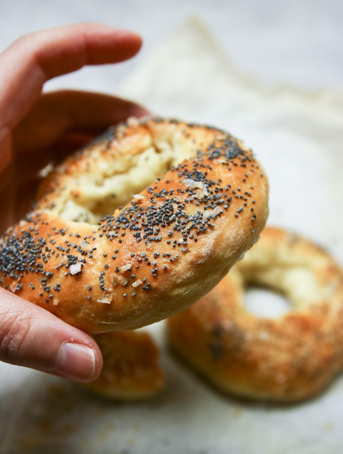 enkla jästfria bagels