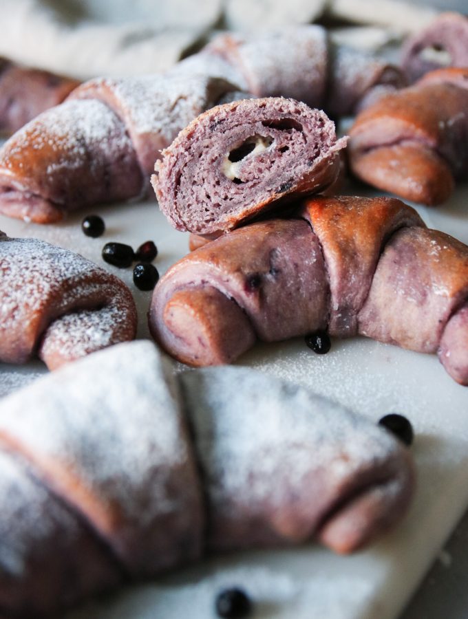 blåbärsgifflar med vit choklad