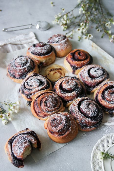 kalljästa blåbärsbullar