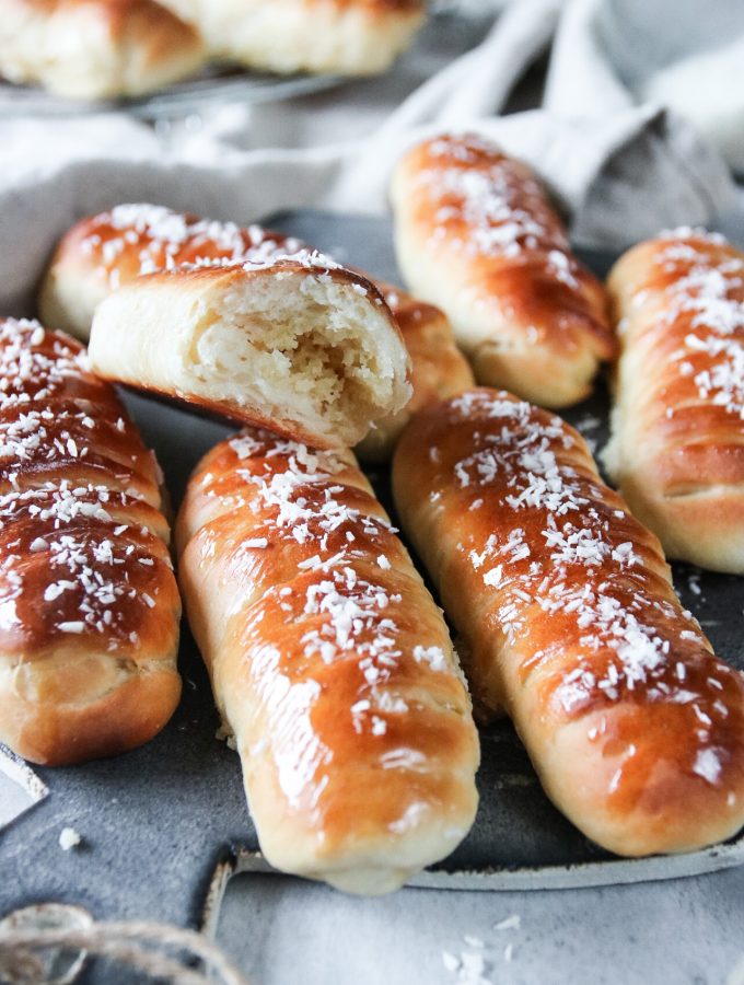 kokosbullar med mjölk