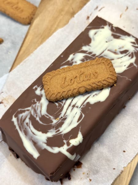 Dubai chokladkaka med Biscoffspread