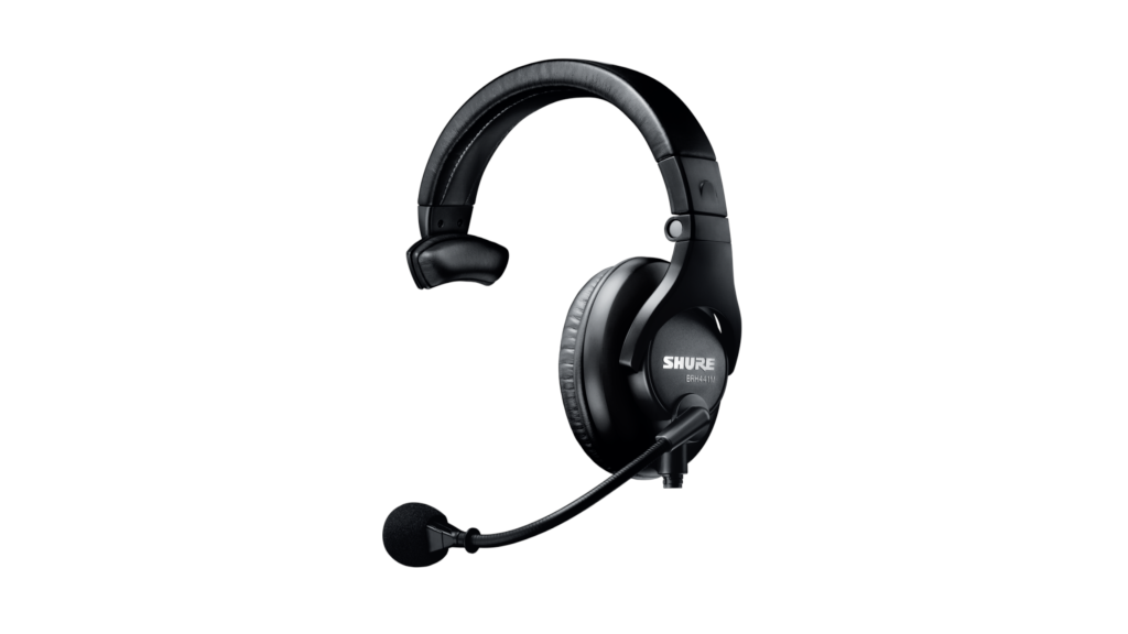 Shure BRH441M-LC Single-Sided Broadcast Headset, less cable