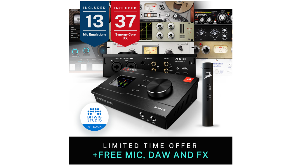 4X8 BUS-POWERED AUDIO INTERFACE ZEN GO SYNERGY CORE USB