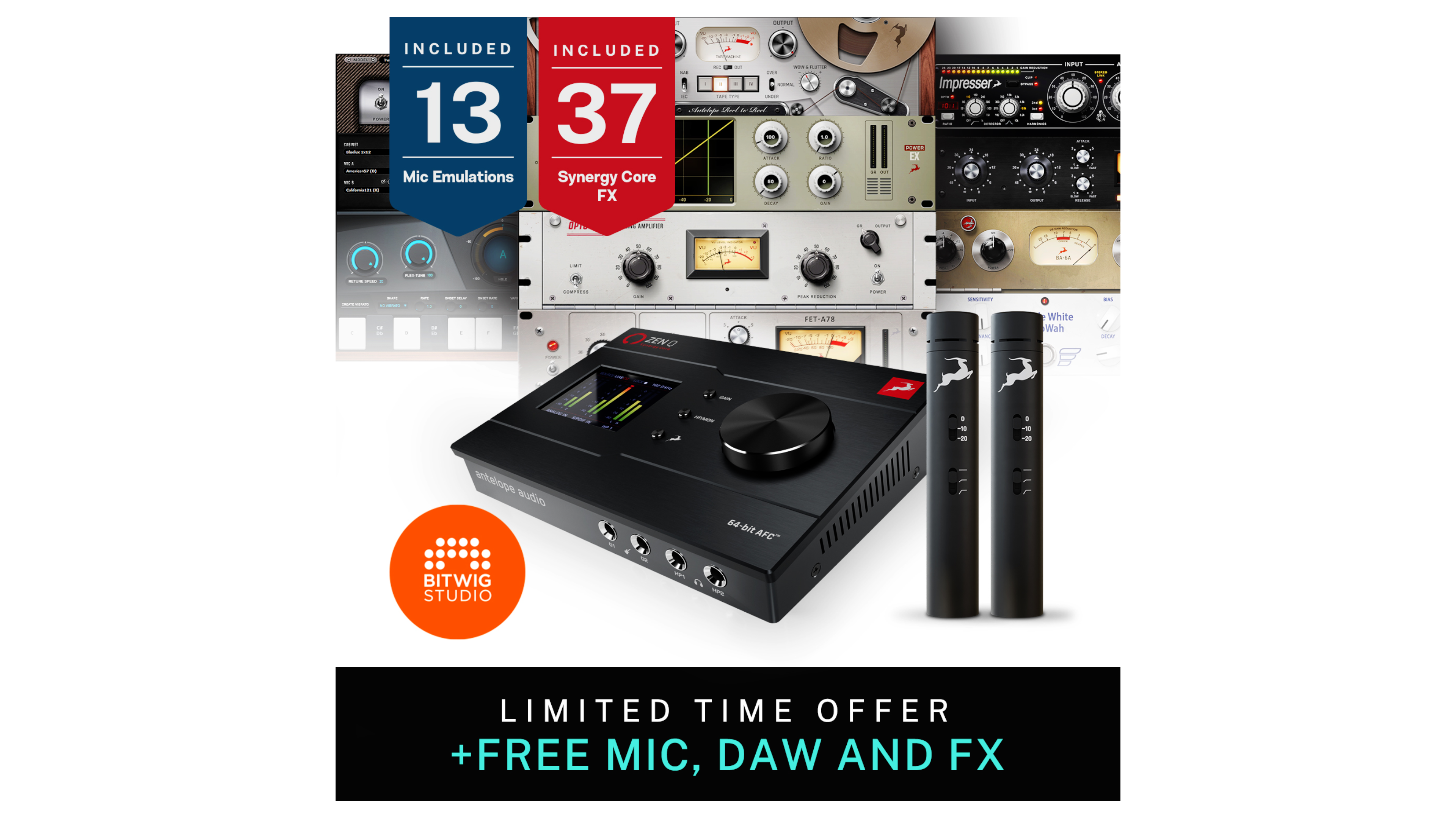 14X10 BUS-POWERED AUDIO INTERFACE ZEN Q SYNERGY CORE USB