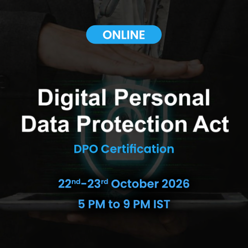 Dpdpa Lead Implementer Certification 22-23rd October 2026