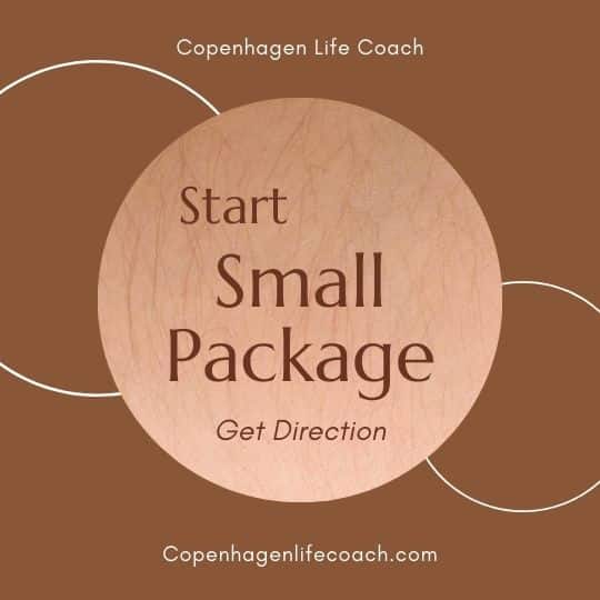 Copenhagen Life Coach - Start Small Package - Get Directions