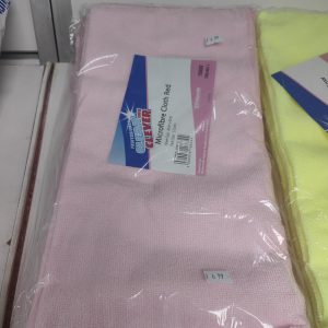Red Microfibre cloths 5 pack