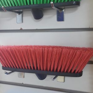 Red broom head