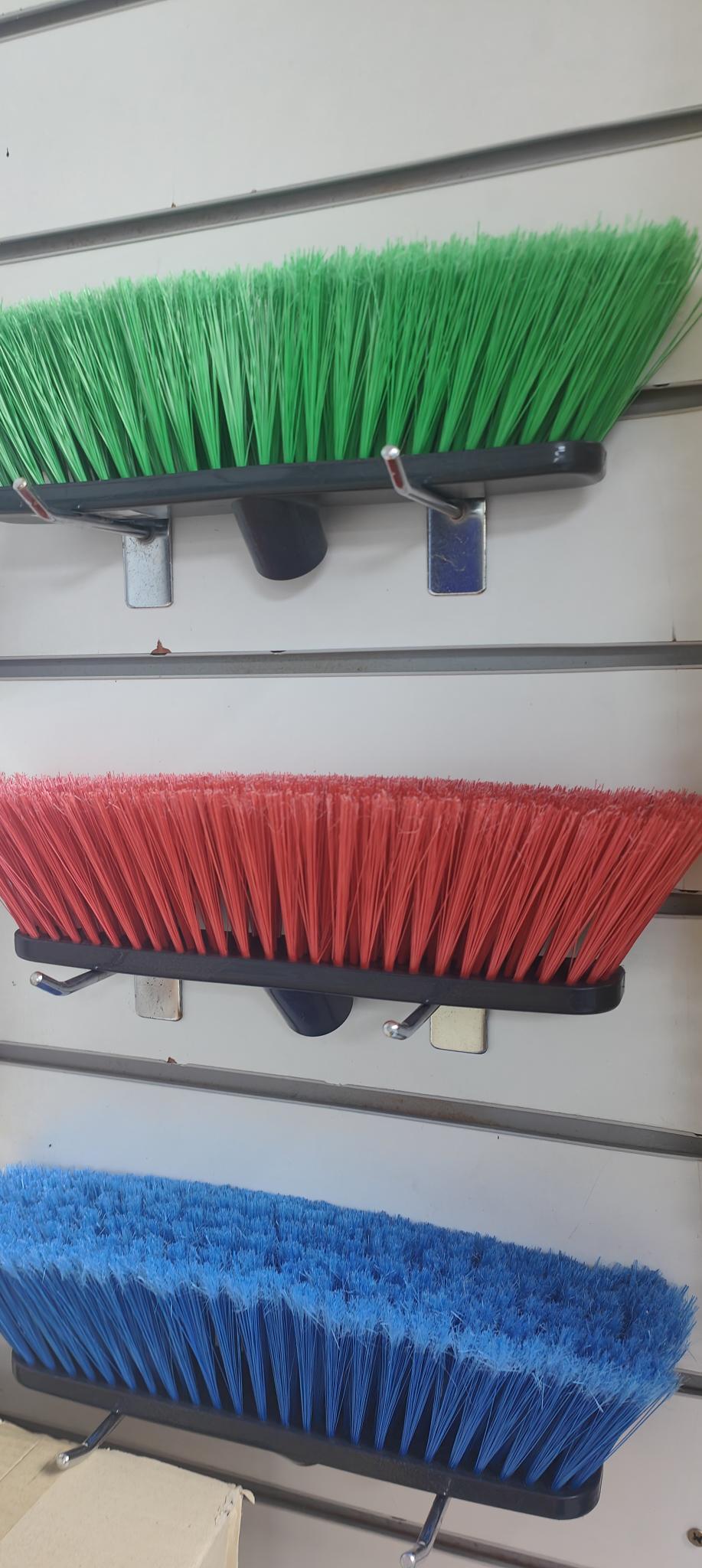 Red broom head