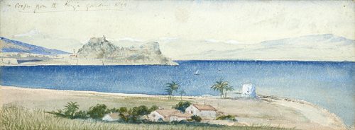 Herman Melville - View of the Old Fortress from the Palace of Mon Repos