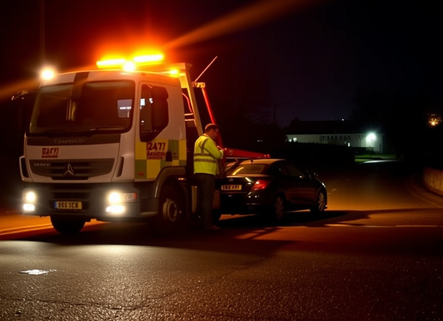Round-the-clock towing service in Cork for late-night emergencies.