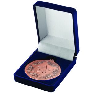 DELUXE BLUE MEDAL BOX (40/50mm RECESS) - 3in
