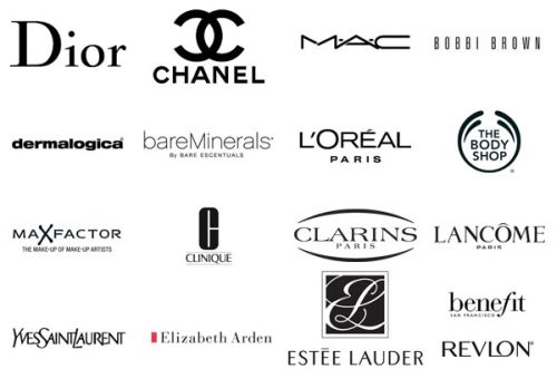 cosmetics logos list