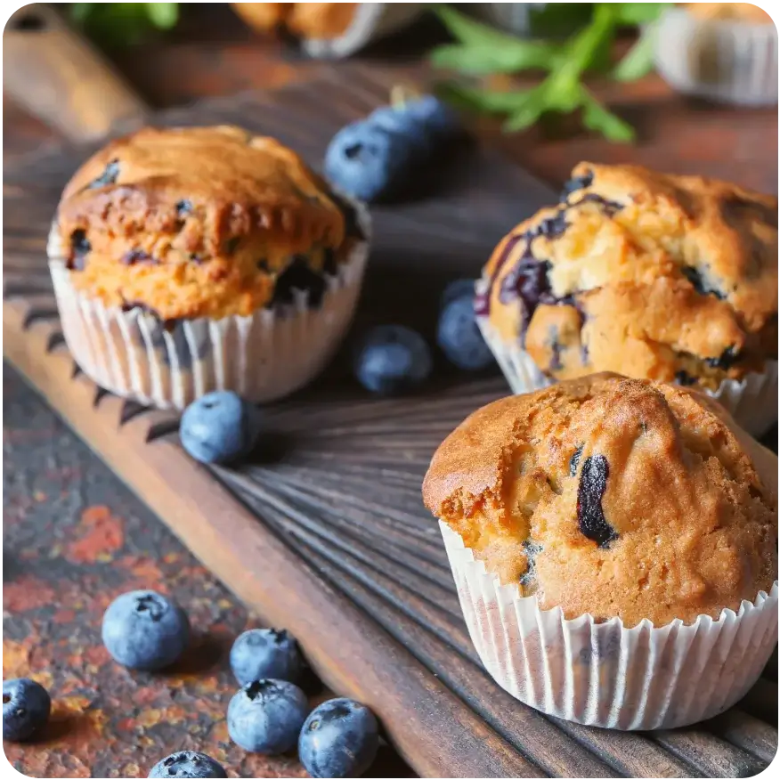 Airfryer muffins