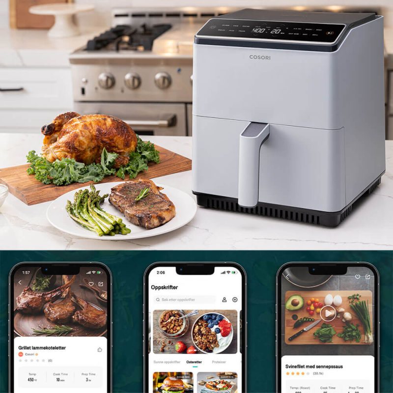 Dual Blaze smartfunksjoner airfryer