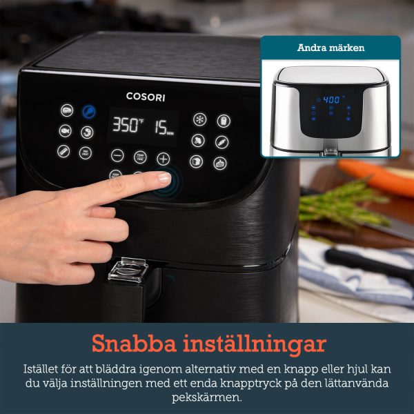 test airfryer svart premium