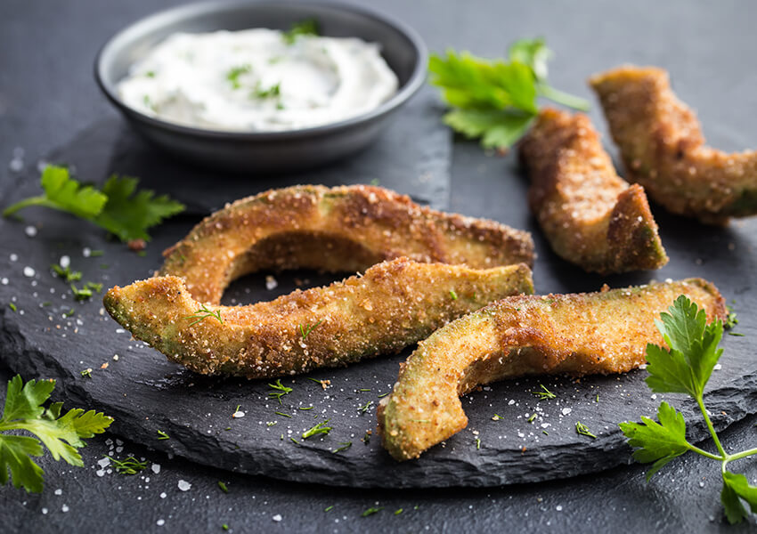 Avokado fries airfryer pommes recept cosori