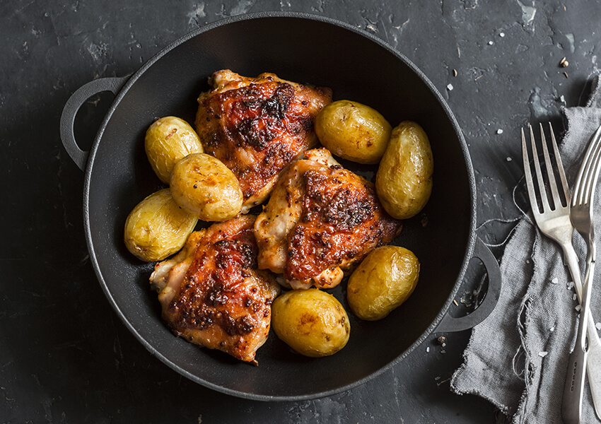 senapsstekt kycklinglår airfryer recept cosori