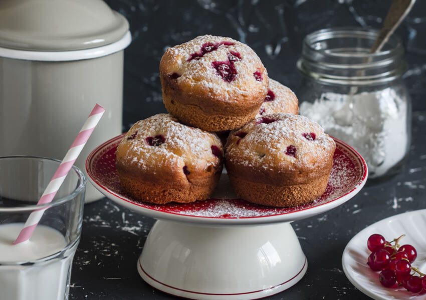 muffins med tranbär cosori airfryer recept