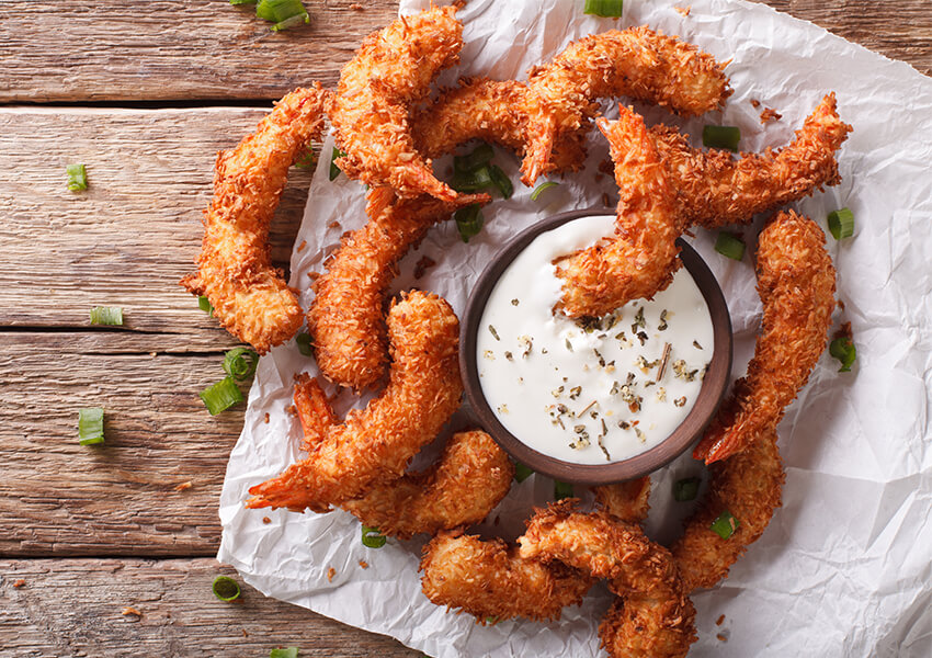 Reker med kokos airfryer oppskrifter