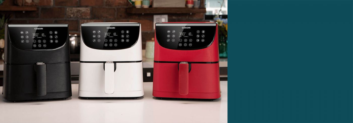 cosori premium airfryer banner hvit farge