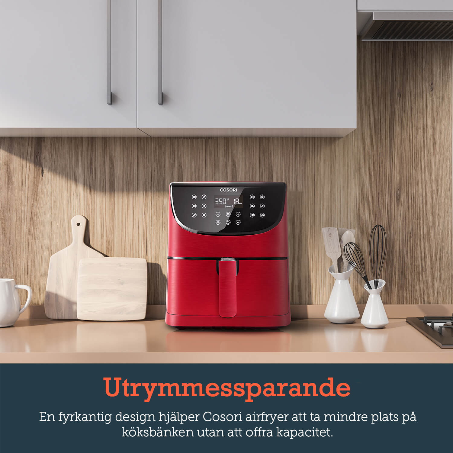 Airfryer - Cosori Premium (Röd) - Bäst i test 2022