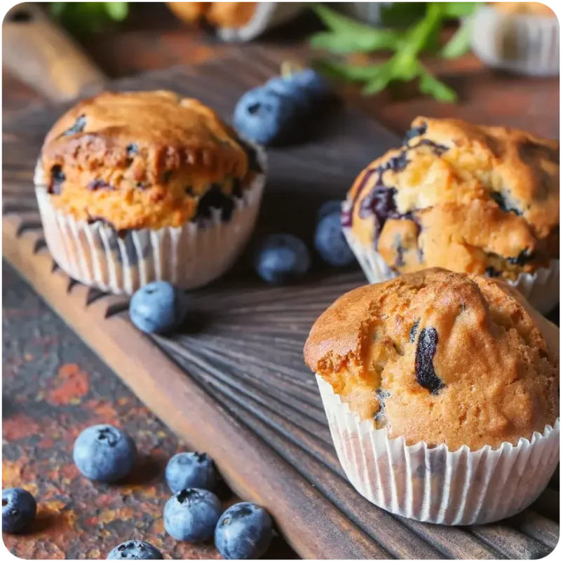 Airfryer muffins