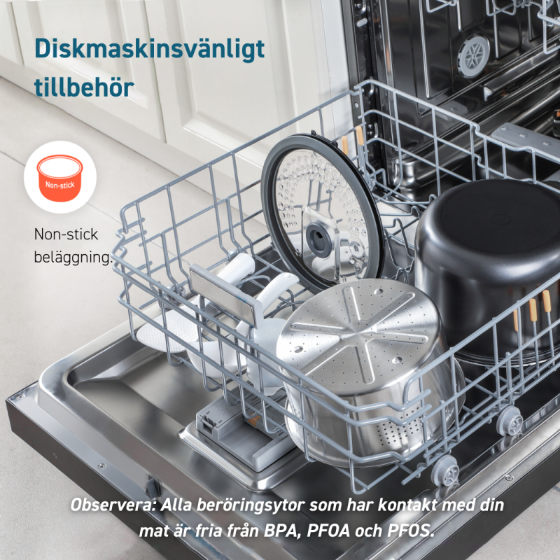 Cosori Multi-Cooker Non-stick og opvaskemaskinevenligt