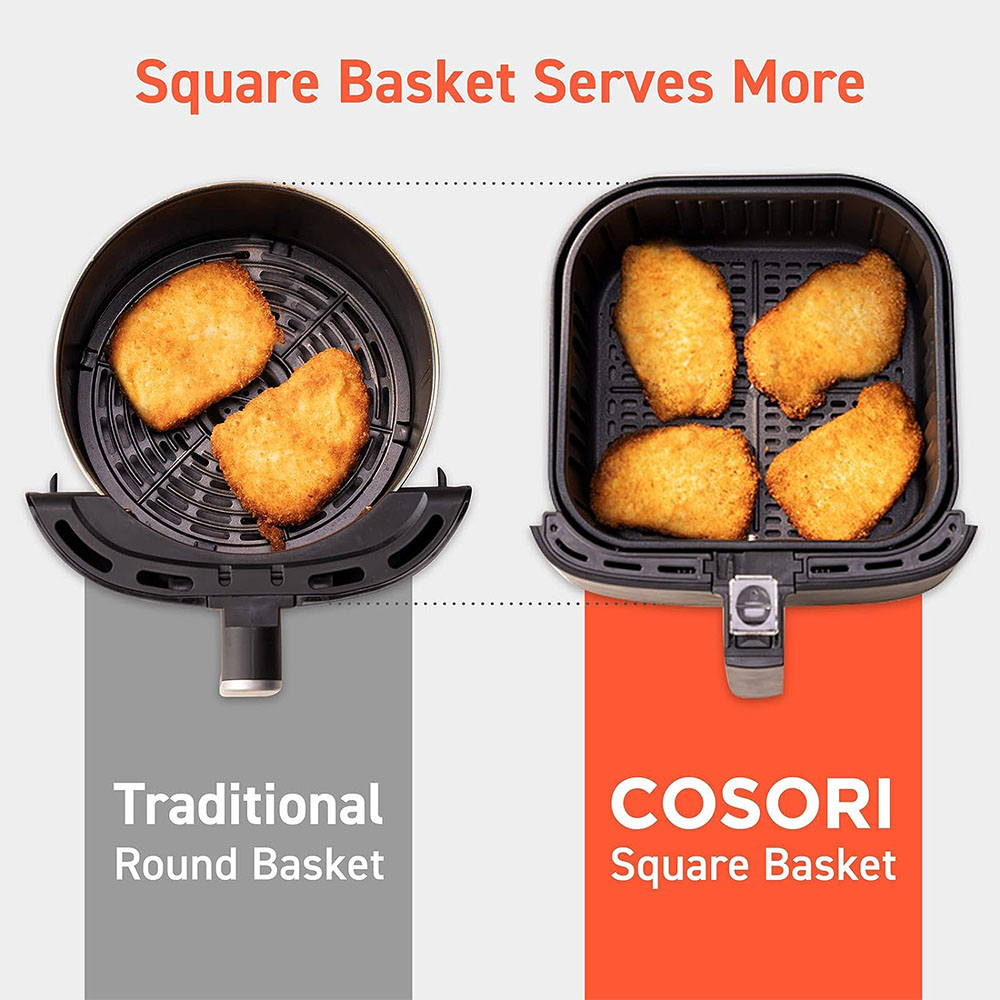 Cosori UK Official Air Fryer with 100 Recipes 