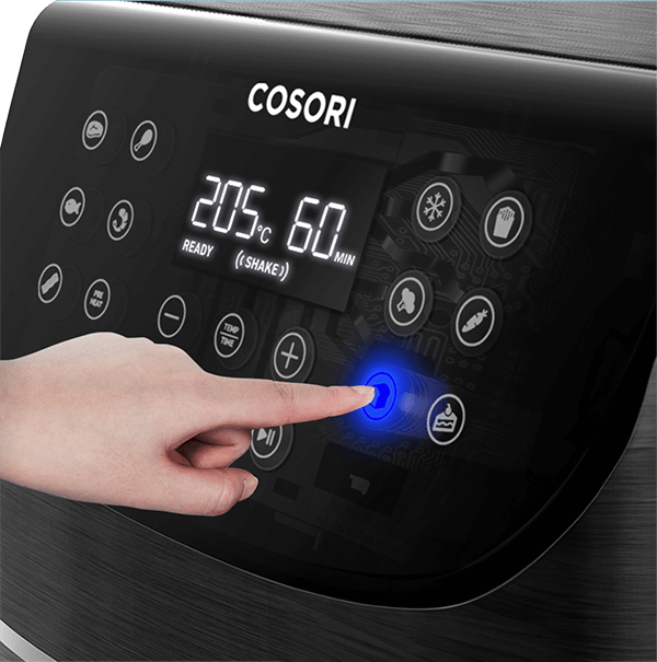 panel touch air fryer