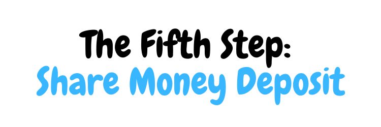 Share Money Deposit