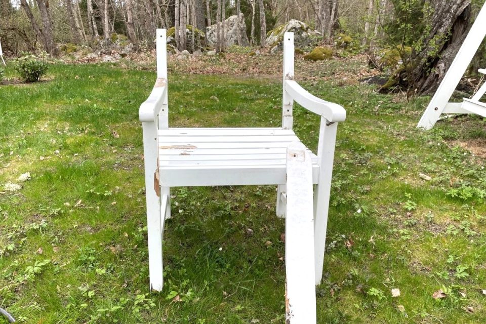 Utemöbel renovering