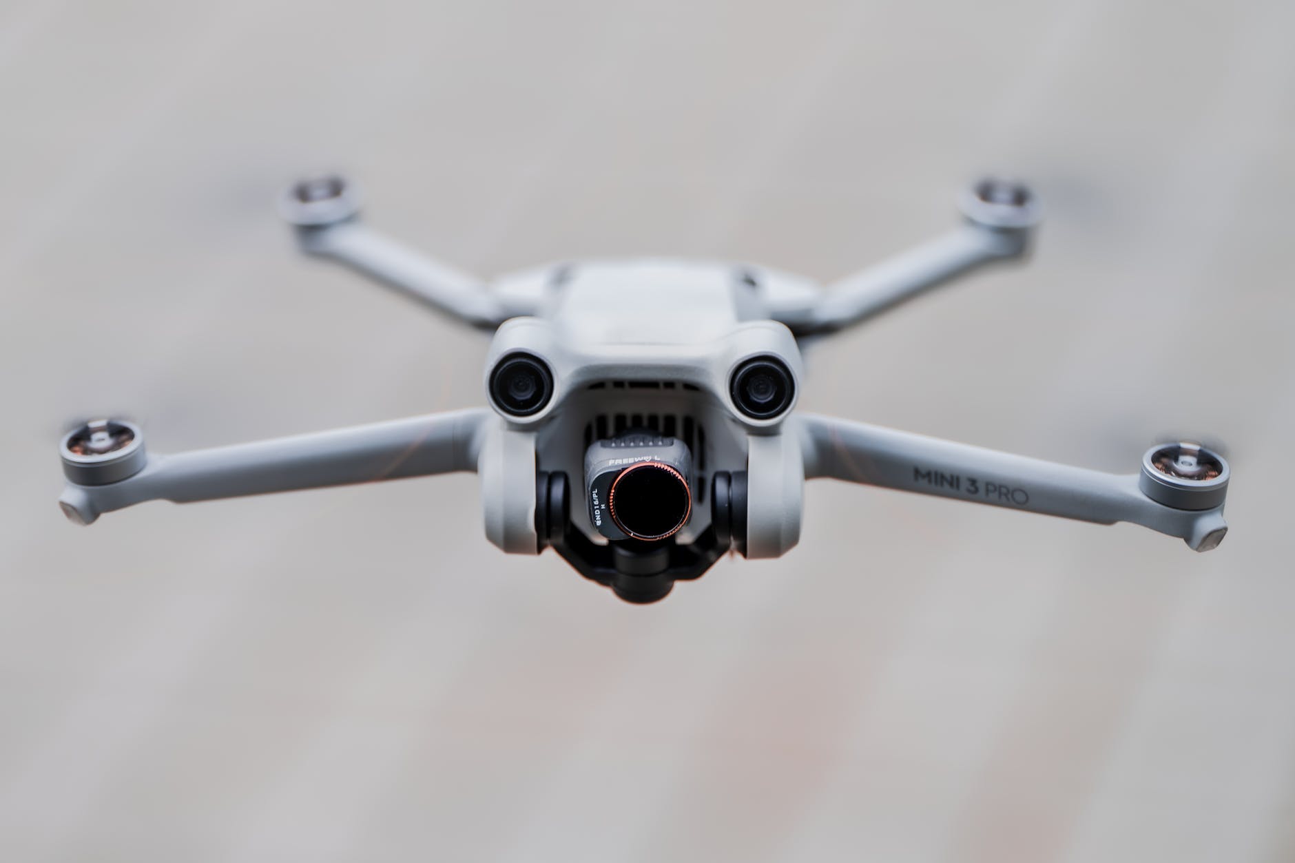 close up of modern drone