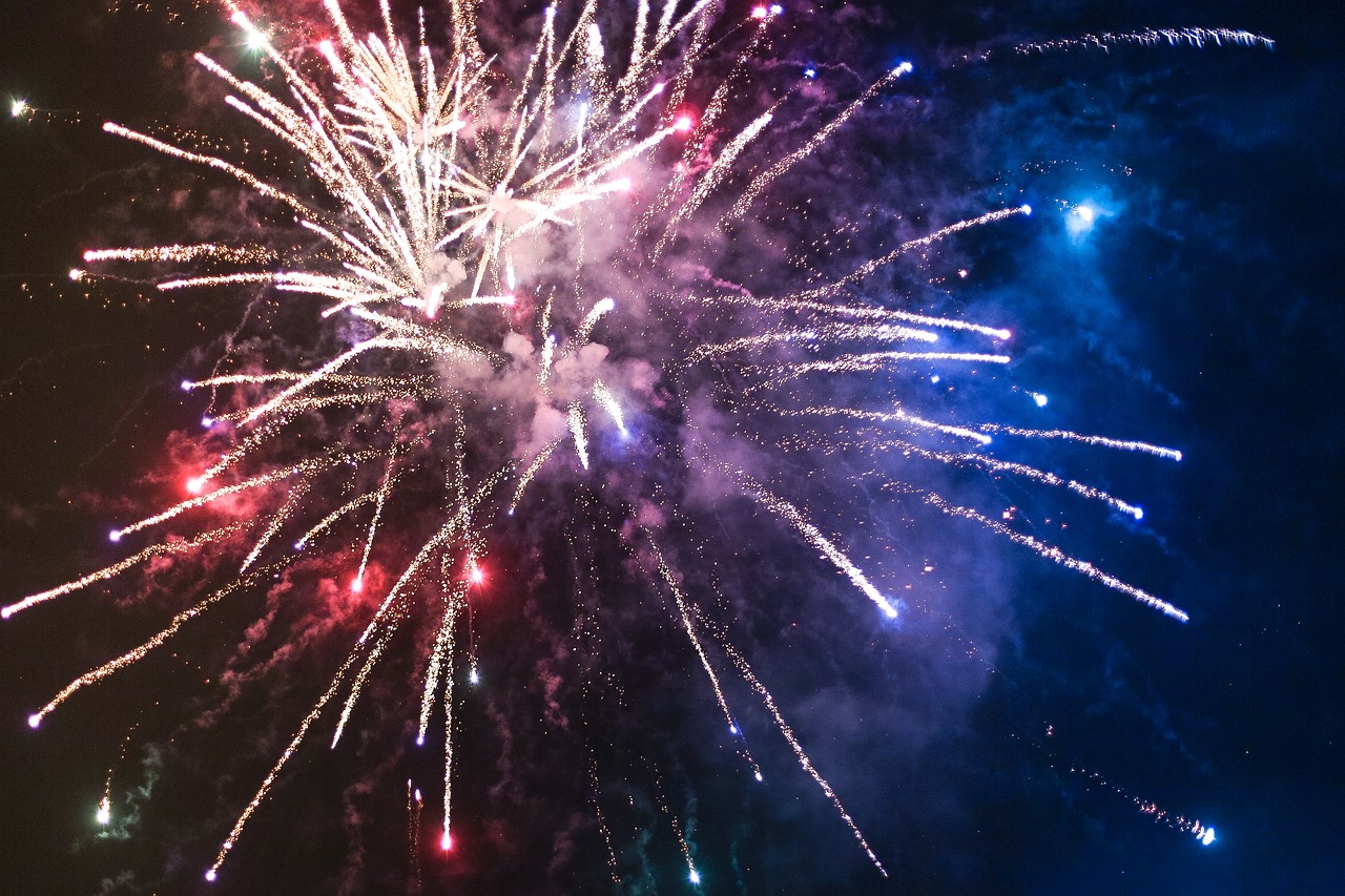 fireworks, sparkle, sky, glow, explode, shimmer, celebrate, nature, joy, freedom, fourth of july, new years, shine, illuminate, life, scene, lunar new year