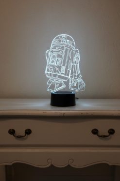🤖 Acryl Lamp – Astro Droid