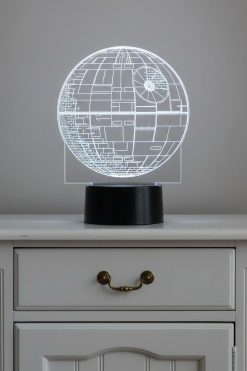 🚀✨ Death Star 3D Lamp – Een Must-Have voor Star Wars Fans!