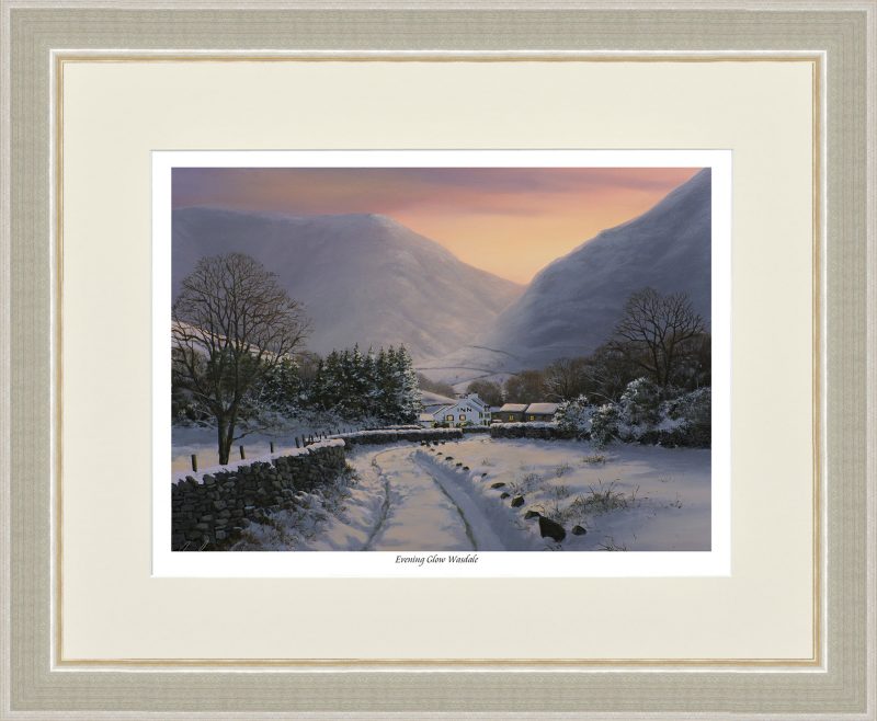 Wasdale Valley framed in Silver