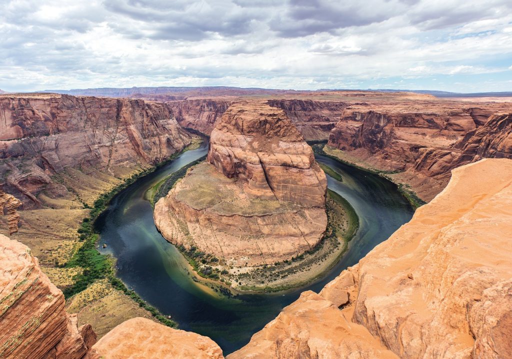 horseshoe bend, arizona, rocks