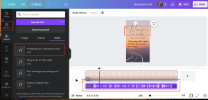 Audiograms for podcasts 