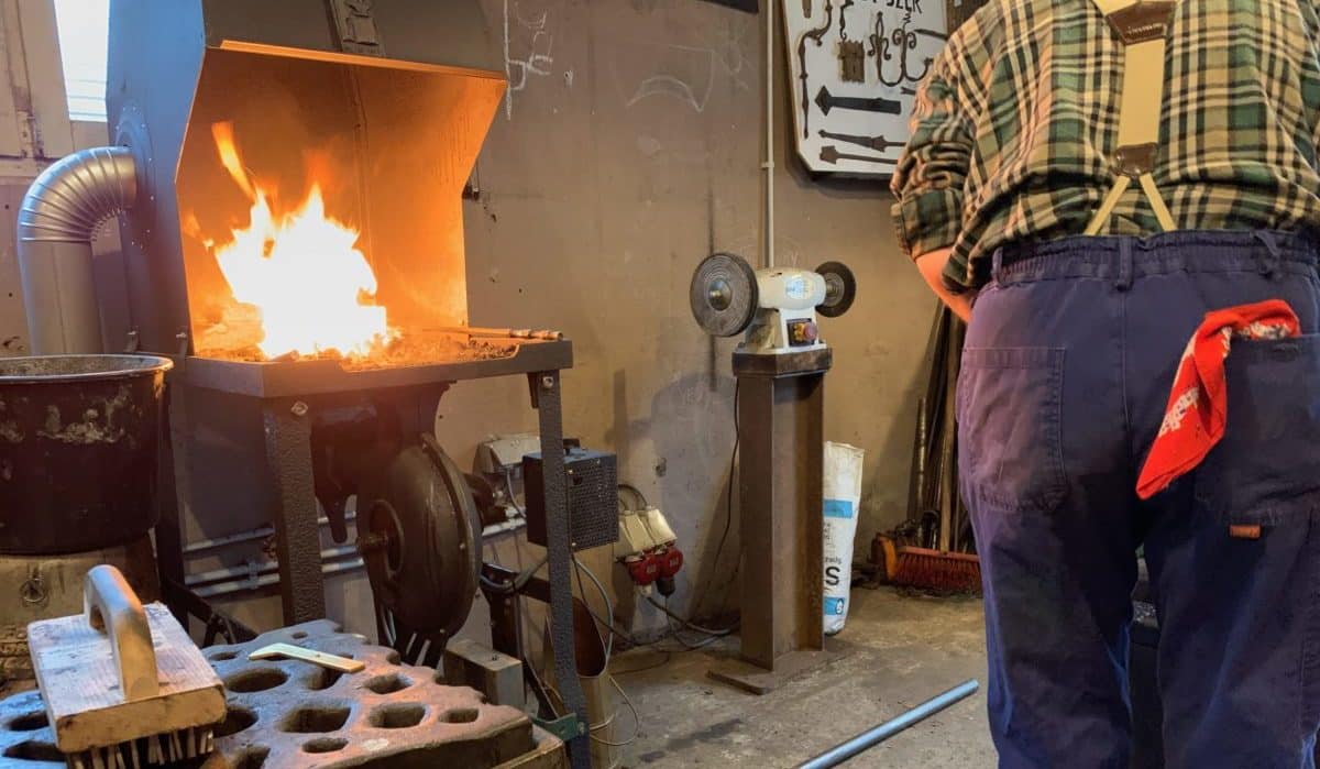Blacksmith Yannick Jacobs