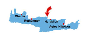 Agia Pelagia map