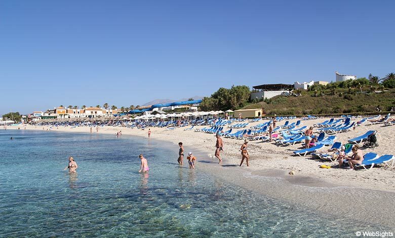 Anissaras på Kreta har en dejlig sandstrand