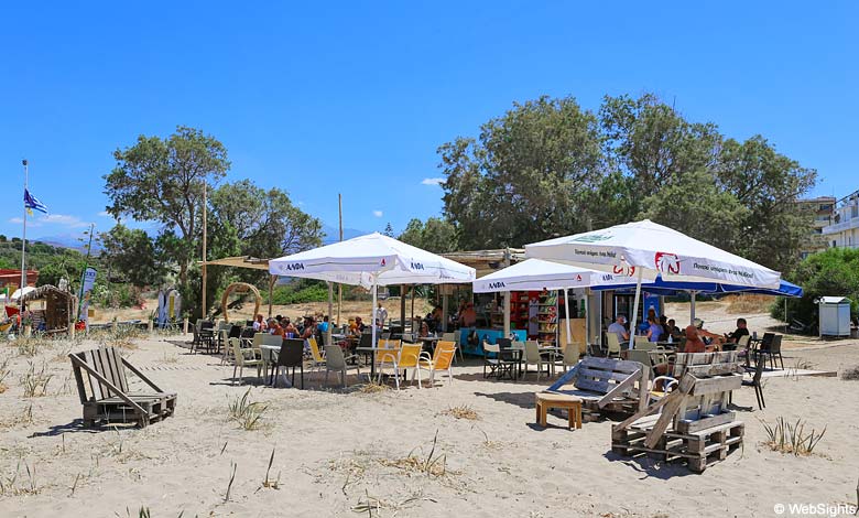 Chrissi Akti has three restaurants and cafés