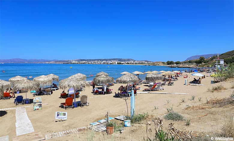 Chrissi Akti er en flott strand i nærheten av Chania